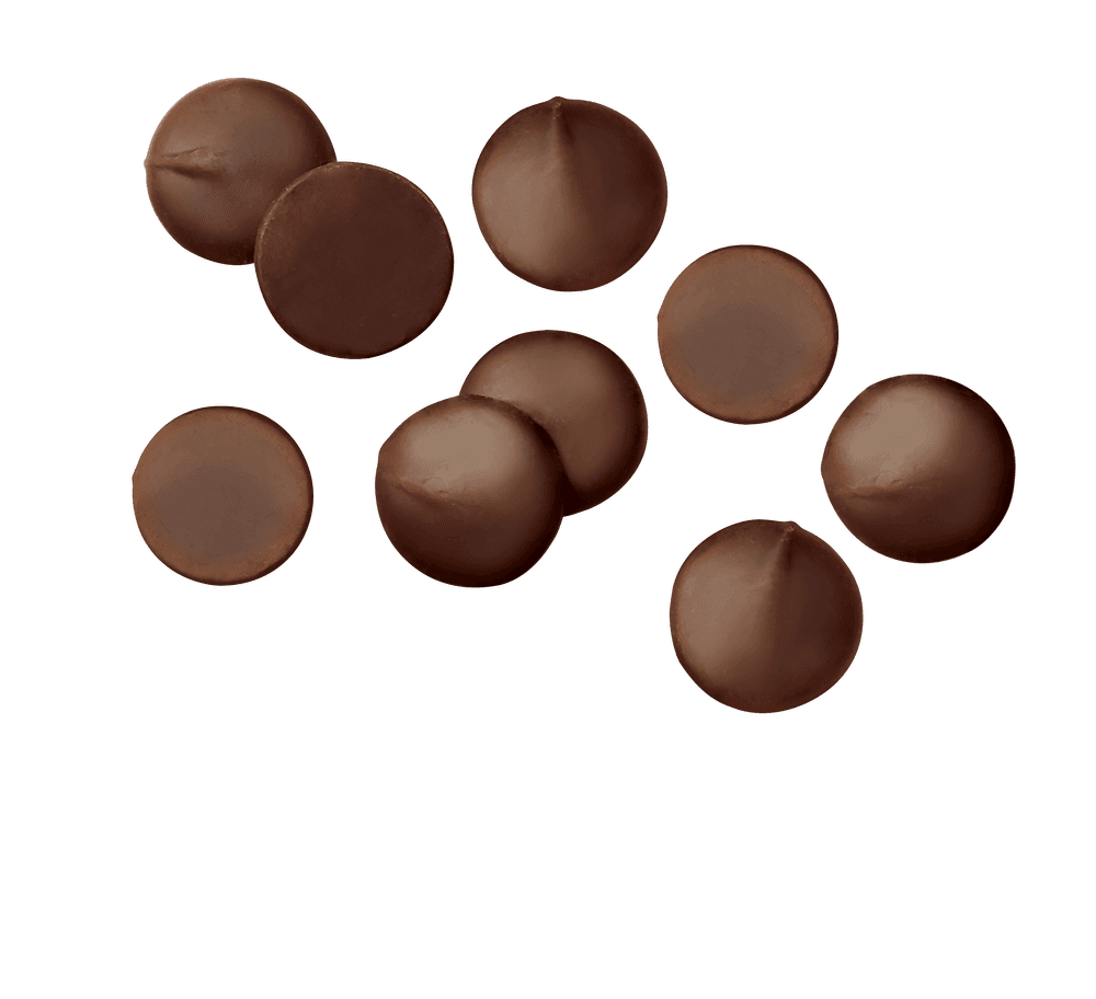 Gotas sabor chocolate oscuro