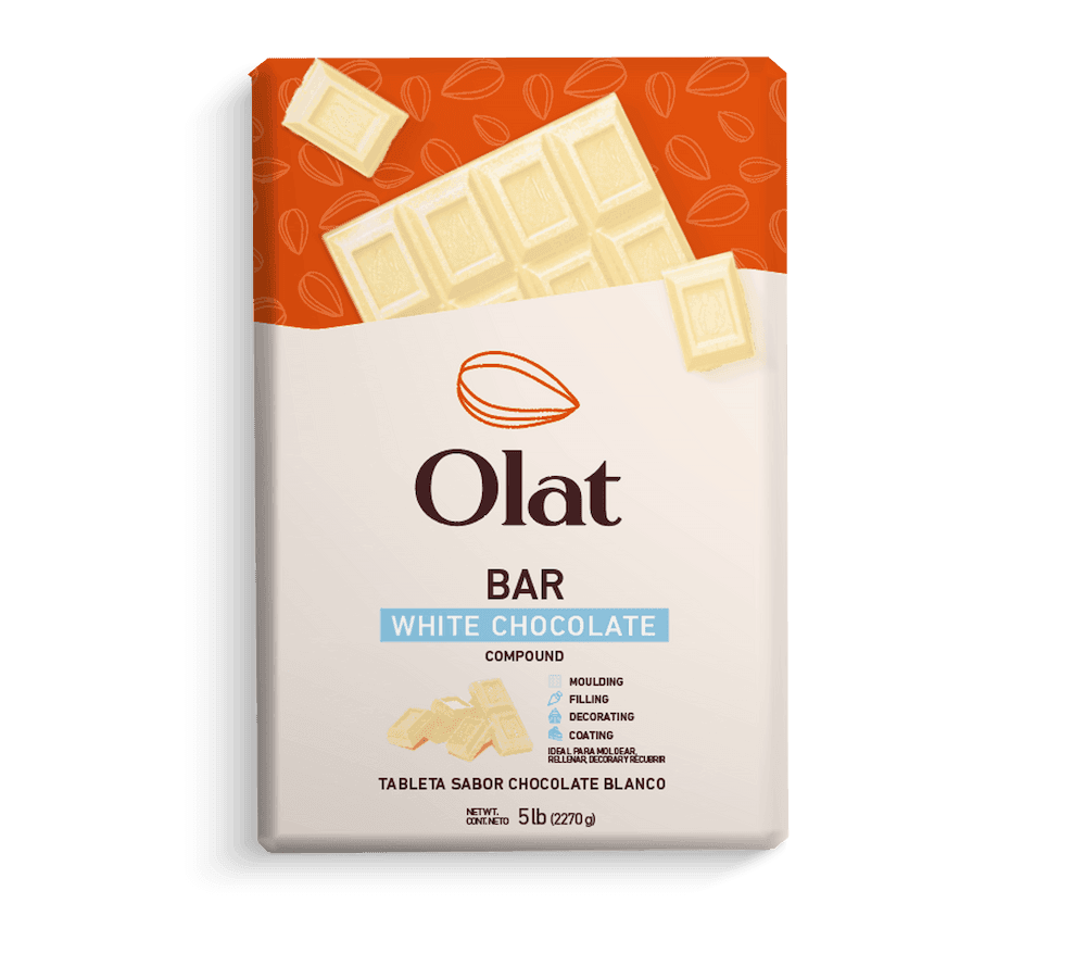 Tableta sabor chocolate blanco