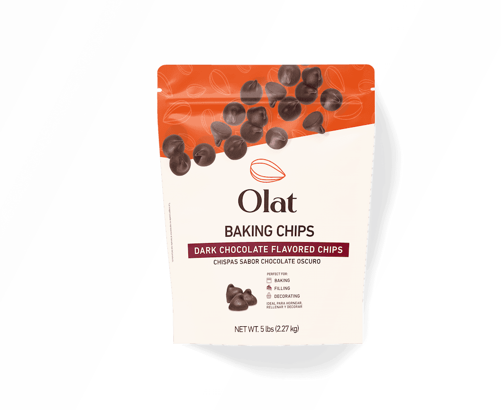 Chispas sabor chocolate oscuro