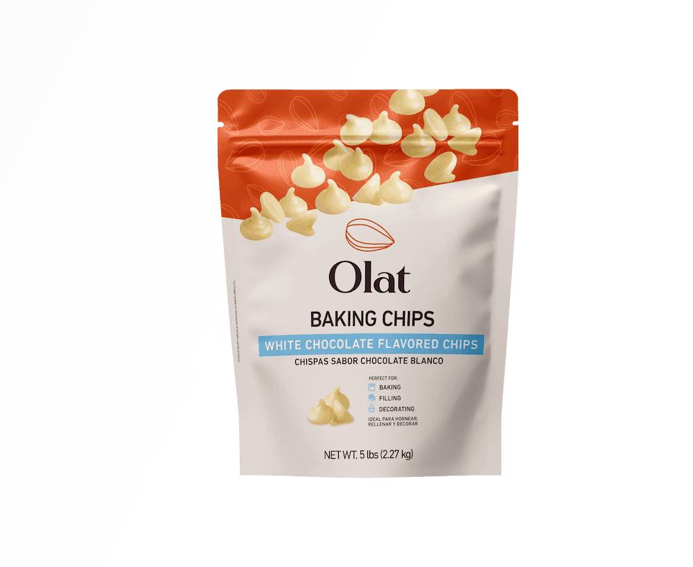 Chispas sabor chocolate blanco