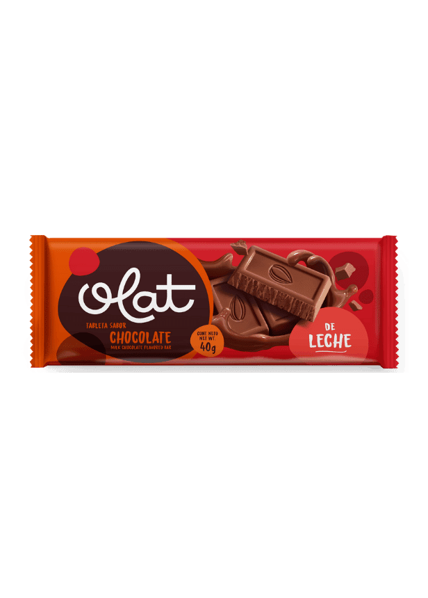 Tableta sabor chocolate de leche