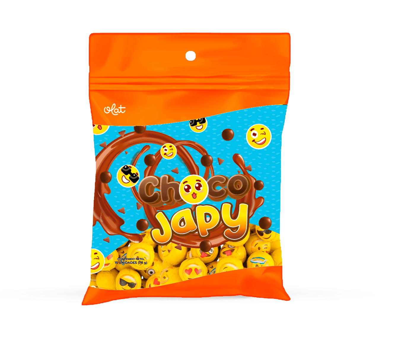 Choco Japy (esferas sabor chocolate de leche)
