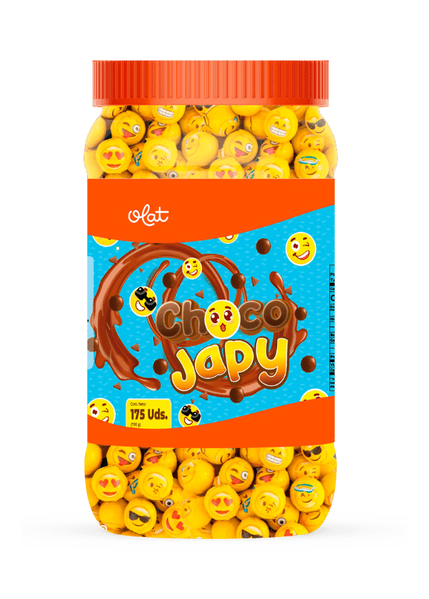 Choco Japy (esferas sabor chocolate de leche)