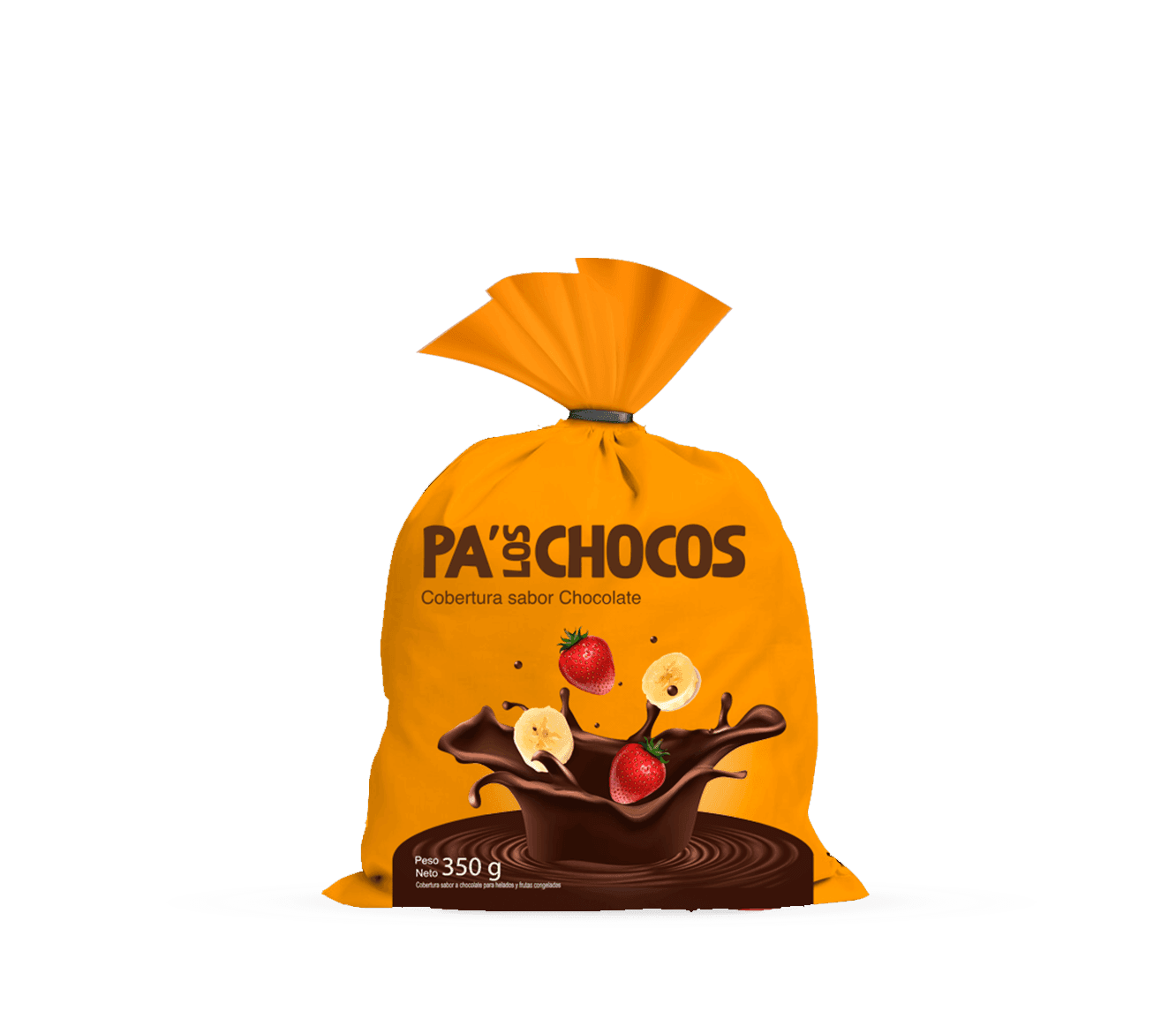 Pa´los Chocos (cobertura sabor chocolate para helados y fruta congelada)