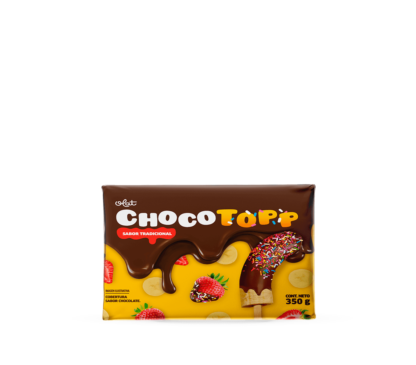 ChocoTopp (cobertura sabor chocolate para helados y fruta congelada)