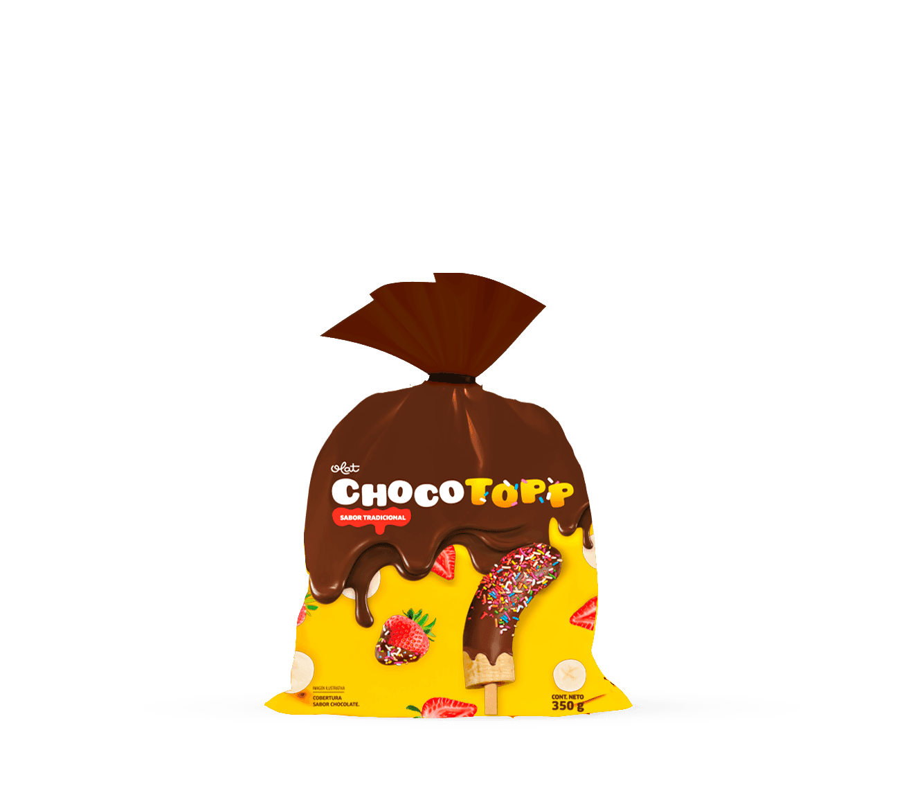 ChocoTopp (cobertura sabor chocolate para helados y fruta congelada)